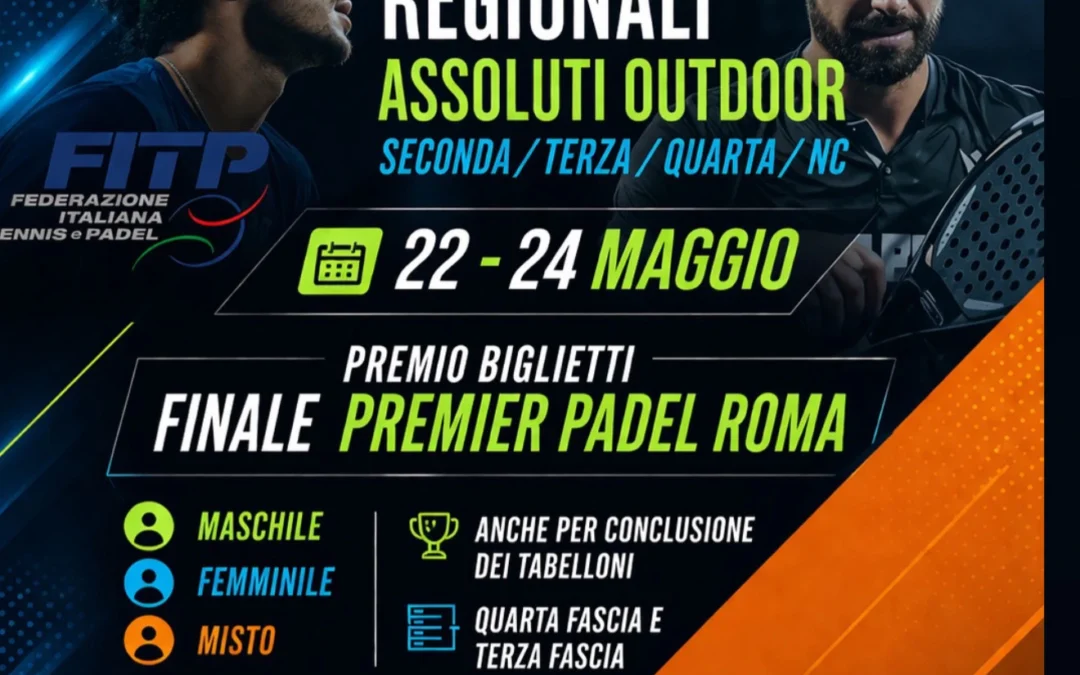 Campionati Regionali Assoluti Padel 2026